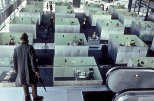 Organisation de bureaux — open space